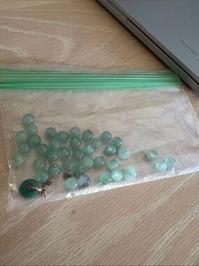 30 10mm Jade Ball Loose Beads